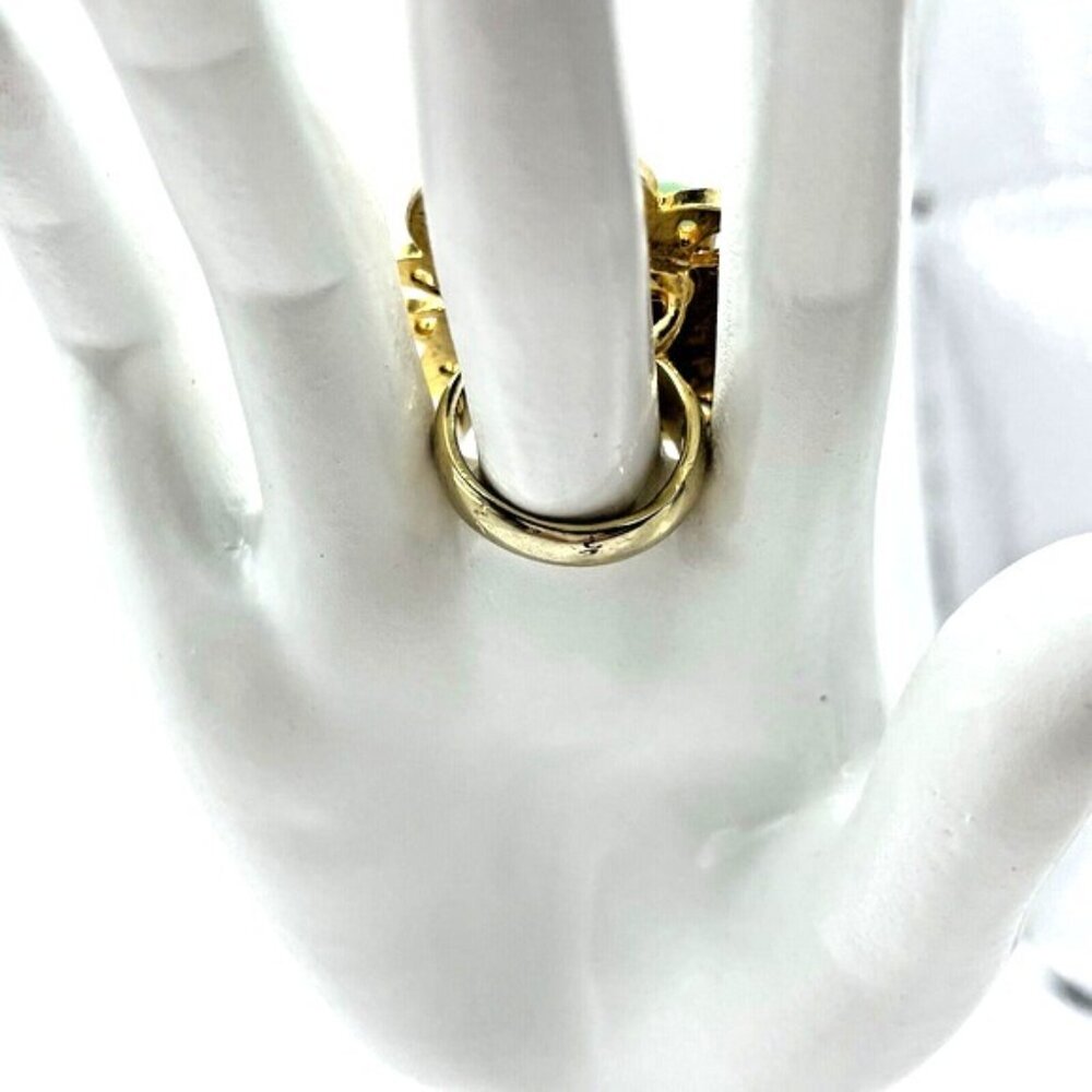 🎂✨ RARE Vintage Betsey Johnson Tea Party Cake Ring – Statement Glam! ✨🎂 - Picture 9 of 9